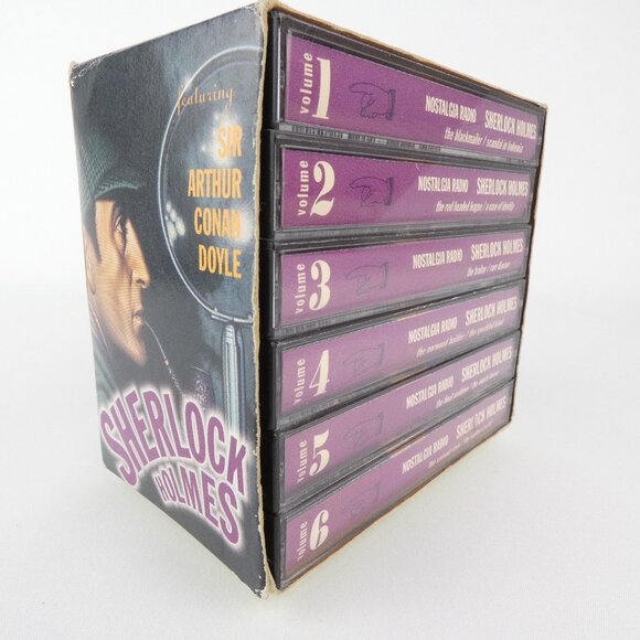 1994 Nostalgia Radio Set Sherlock Holmes Audio Book 6 Cassette Box Set Metacom - Picture 6 of 9